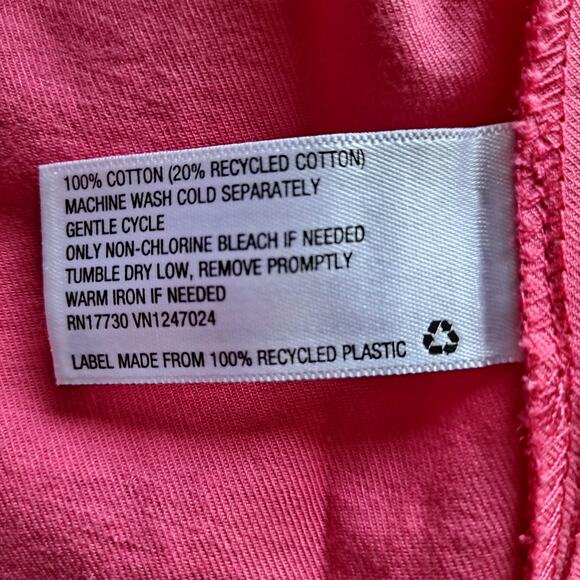 NWT Universal Thread Dress Flutter Short Sleeve Mini Cotton Pink Womens Large - Picture 12 of 13